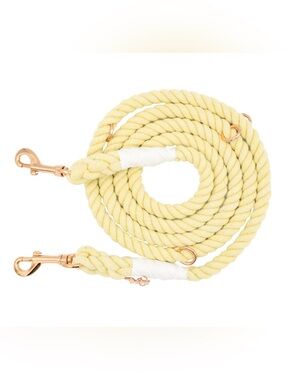 NEW Sassy Woof HANDS-FREE ROPE LEASH - DANDELION 7ft